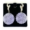Lavender Jade Earrings