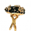 Designer Topaz Diamond ring in 18 kt Gold