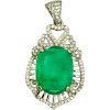 Colombia Emerald Pendant 16.5cts