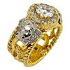 Versace Diamond Ring 1.16ct D/vvs1
