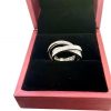 Authentic Cartier Trinity Diamond Ring Size 52