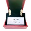 Authentic Cartier Diamond Sapphire Earrings