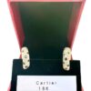 Authentic Cartier Diamond Sapphire Earrings