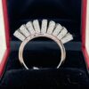 Elegant Diamond Ring in 18K White Gold
