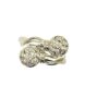 14K Sparkling Double Ball Diamond Ring