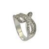 Sparkling Diamond Ring White Gold