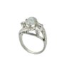 White Gold Star Sapphire Diamond Ring