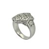 White Gold Diamond Star Ring