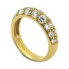 18K Yellow Gold Diamond Band Ring