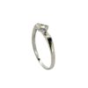 14k White Gold Princess Cut Diamond Ring