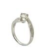 18K White Gold Diamond Ring 0.62 cts