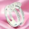 18K White Gold Diamond Ring