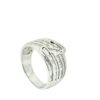 18K White Gold Diamond Ring Baguette Cut