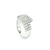 Sparkling Diamond Ring in 18K White Gold
