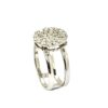 Diamond Cluster Ring 18K White Gold