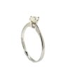 Solitaire Diamond Ring 18K White Gold