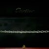 Authentic Cartier Santos de Cartier chain Bracelet 18K White Gold