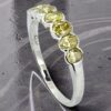 18K Gold Ring with Yellow Diamond