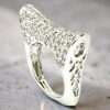 Diamond Ring 18K White Gold