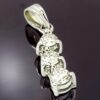 18K White Gold Diamond Pendant