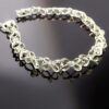 18K Bracelet with Bow Charms with Diamond