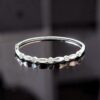 White Gold Diamond Bangle Bracelet