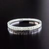 White Gold Diamond Bangle