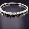 White Gold Diamond Bangle