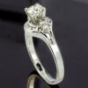 Diamond Engagement Ring 14k White Gold
