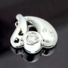 White Gold Diamond Pendant Charm