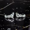 Gold Natural Diamond Earrings
