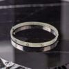 Authentic Cartier White Gold Love Bangle Size 22