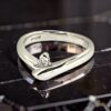 18K Gold Natural Diamond Ring