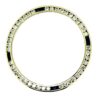 Aftermarket Rolex 31 mm Natural Diamond Gold Bezel