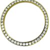 Aftermarket Rolex 31mm Natural Diamond Gold Bezel