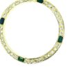 Aftermarket Rolex 31mm Natural Diamond Gold Bezel