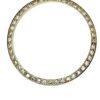 Aftermarket Rolex 34 mm Natural Diamond Gold Bezel