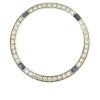 Aftermarket Rolex 36 mm Natural Diamond Gold Bezel