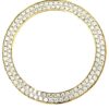 Aftermarket Rolex Daytona Yellow Gold Natural Diamond Bezel